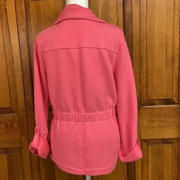 Jones New York Signature Pink Full Front Zipper Jacket Size M - Picture 3 of 14